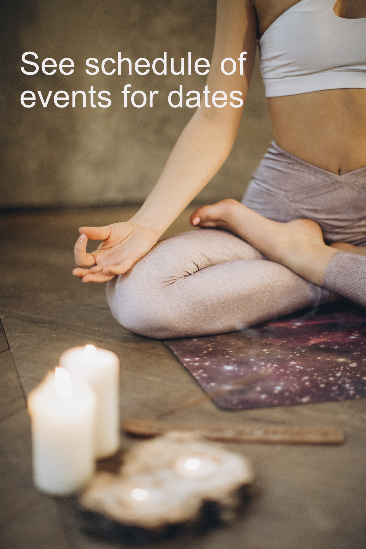 Yoga and meditation class at ABC Wellness